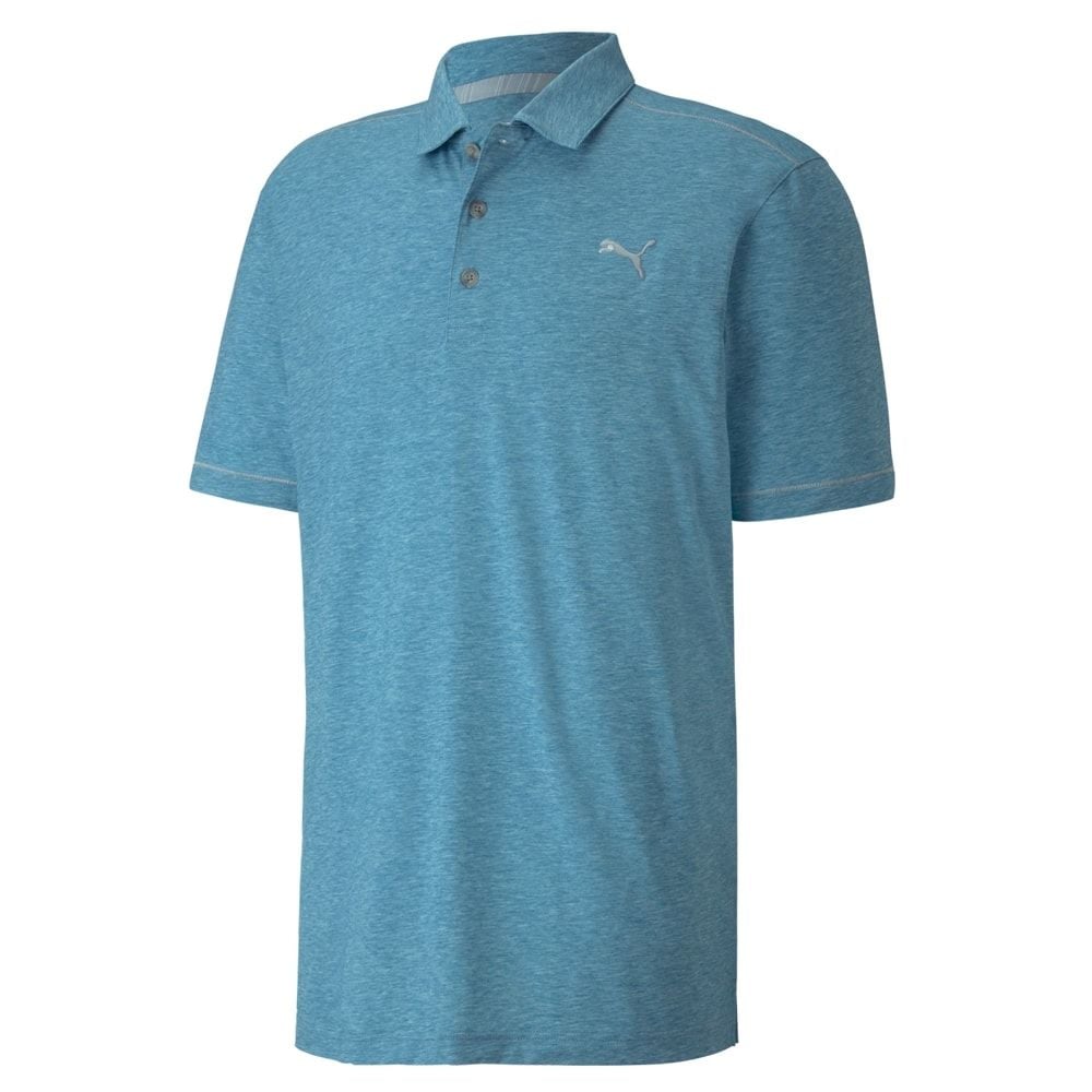 Puma Rancho (LC) Golf Polo DIgi Blue Heather 3XL