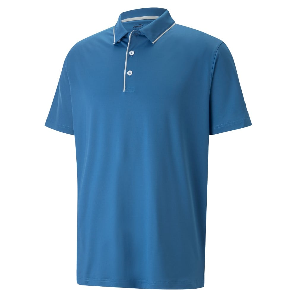 Puma Mattr Bridges (LS) Golf Polo Lake Blue XL