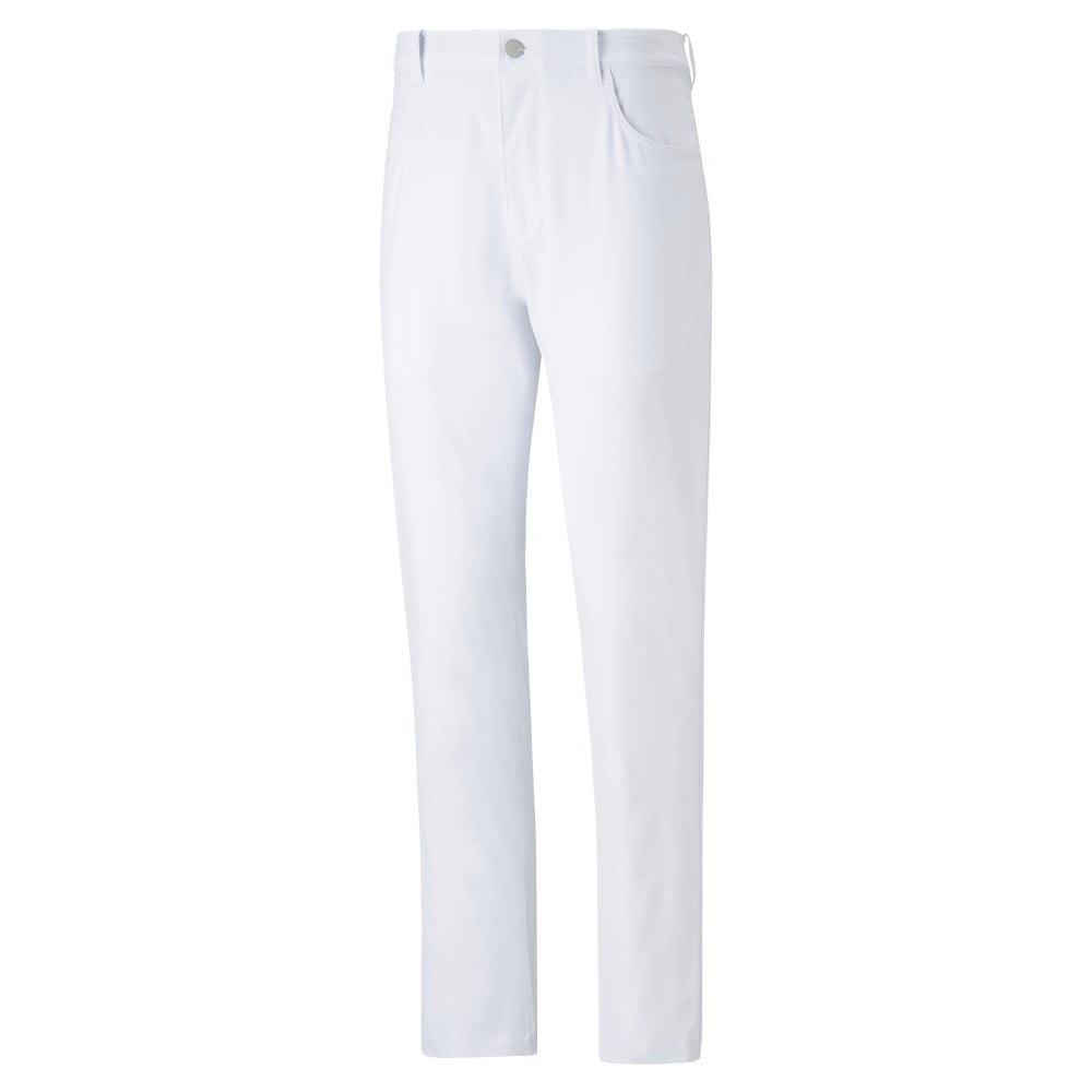 Puma Dealer 5 Pocket Golf Pants White Glow 38 34