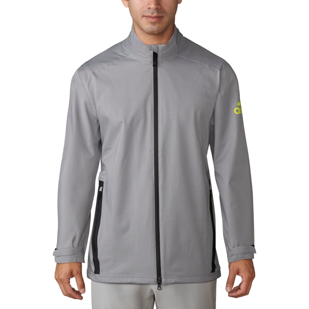 adidas golf waterproof heathered rain jacket