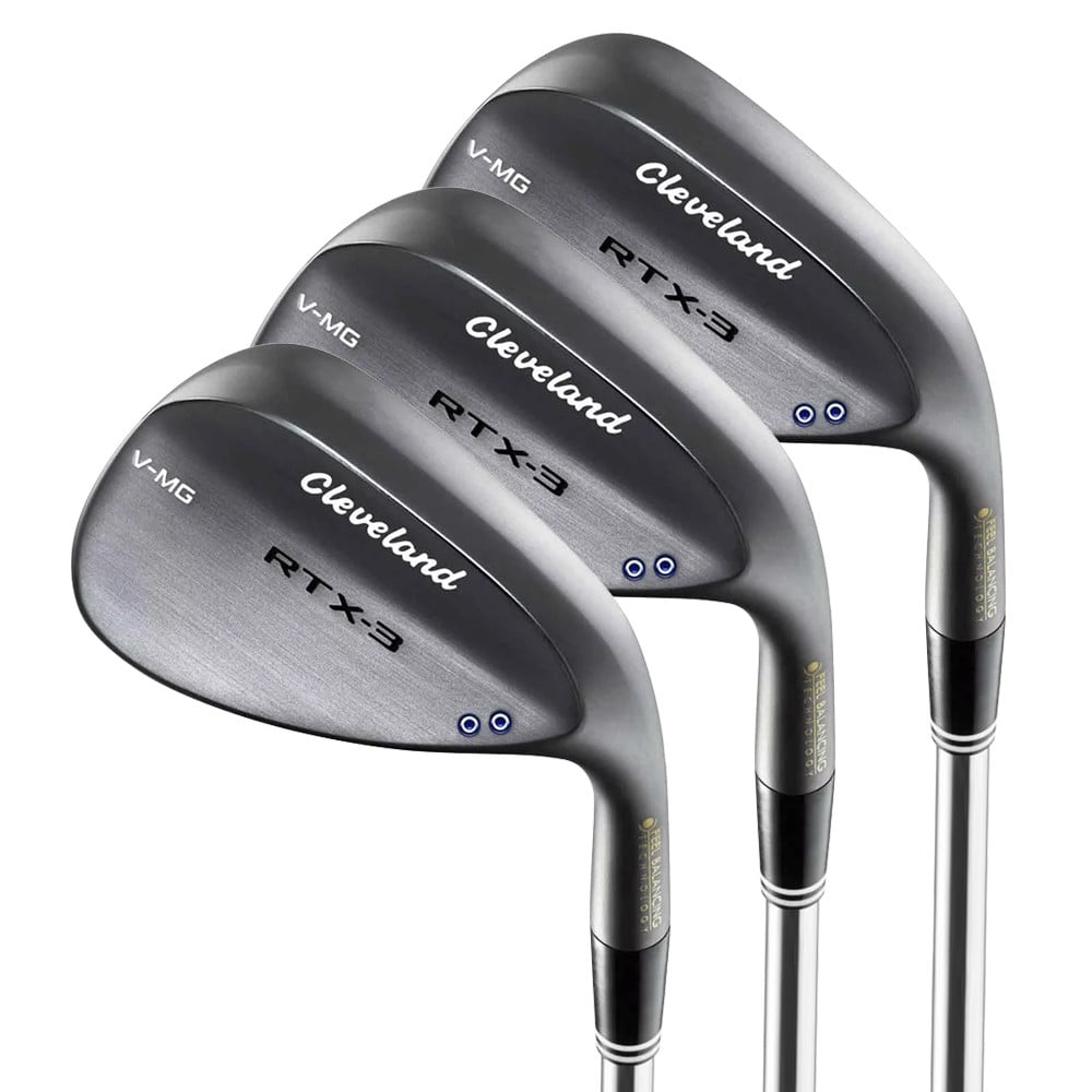 Cleveland RTX3 Black Satin Wedge Pack Discount Golf Wedges