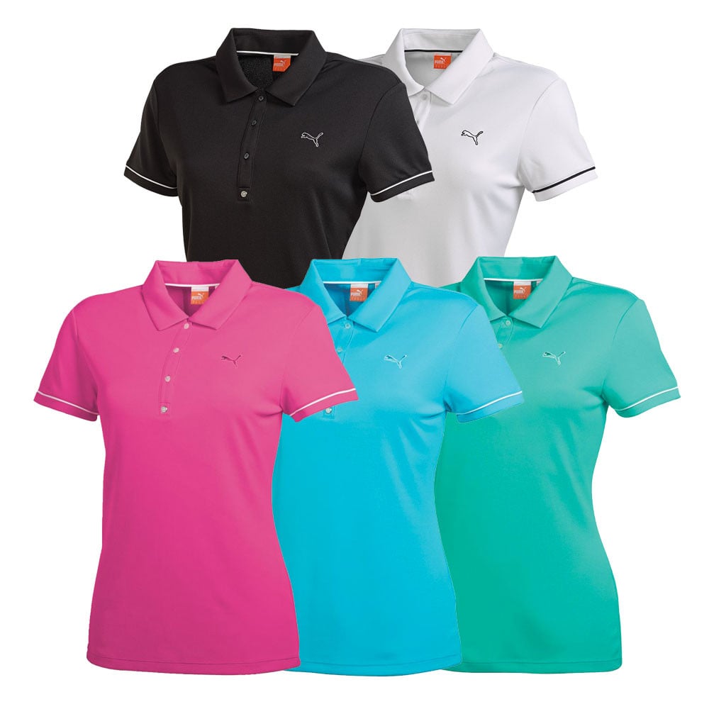 Women's PUMA Golf Tech Polo Golf Shirt - Discount Women's Golf Polos ...