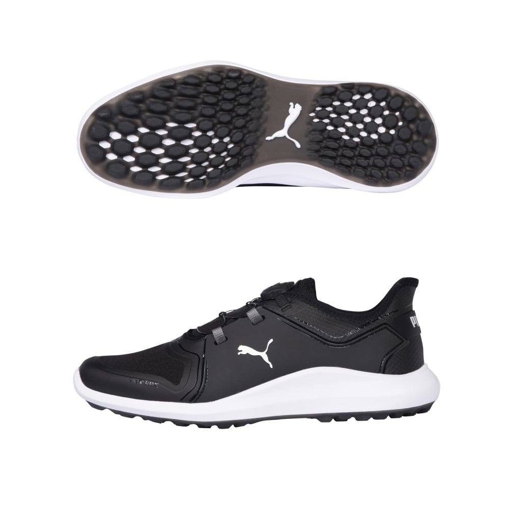 Puma IGNITE FASTEN8 DISC Golf Shoes PUMA Black/PUMA Silver/PUMA White 9 Medium