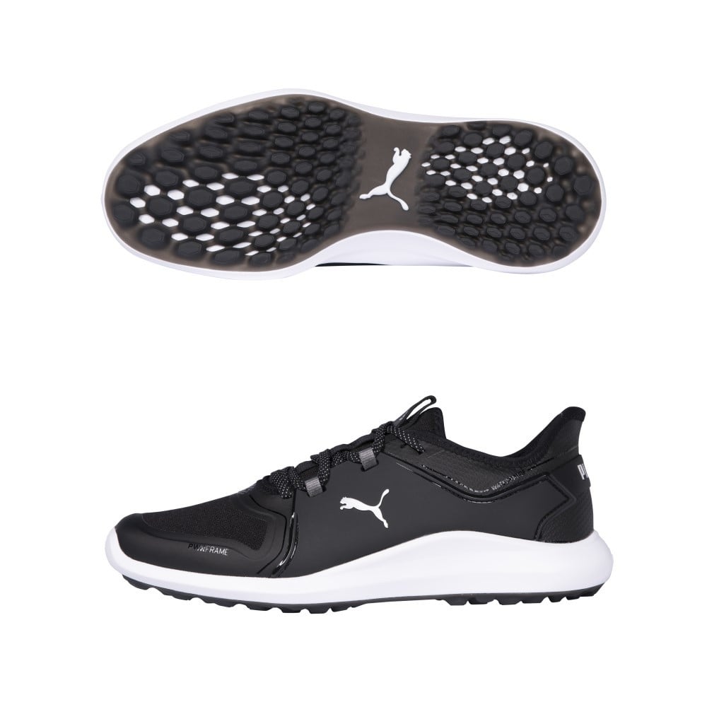 Puma IGNITE FASTEN8 Wide Golf Shoes PUMA Black/PUMA Silver/PUMA White 9 Wide