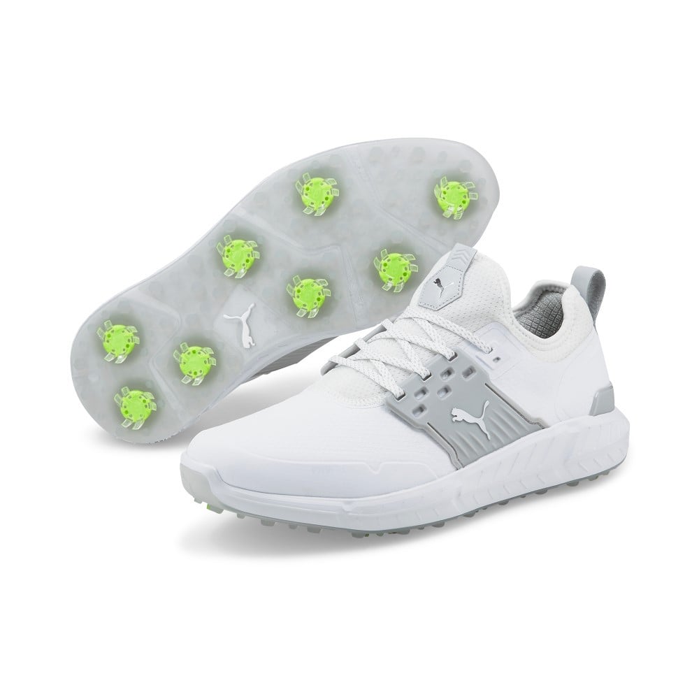 Puma IGNITE Articulate Wide Golf Shoes PUMA White/PUMA Silver/High Rise 9.5 Wide